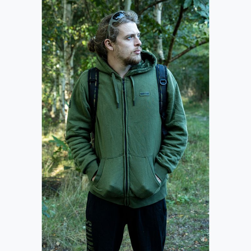 Bluză pentru bărbați Navitas Sherpa Zip Hoody green 4