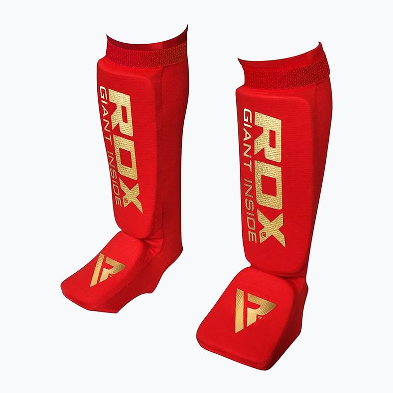 Protecții pentru tibie RDX Hosiery Shin Instep Foam red