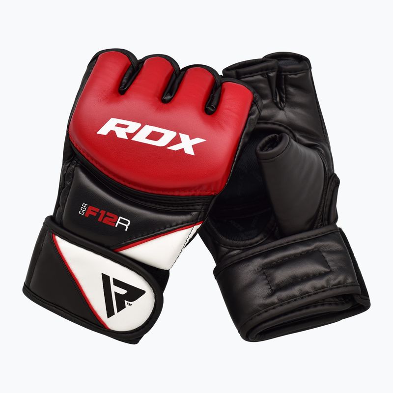 Mănuși de grappling RDX Glove New Model GGRF-12R red 2