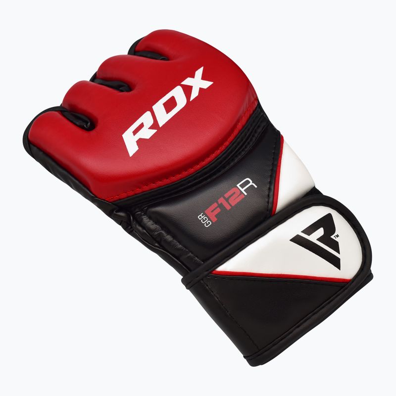 Mănuși de grappling RDX Glove New Model GGRF-12R red 4