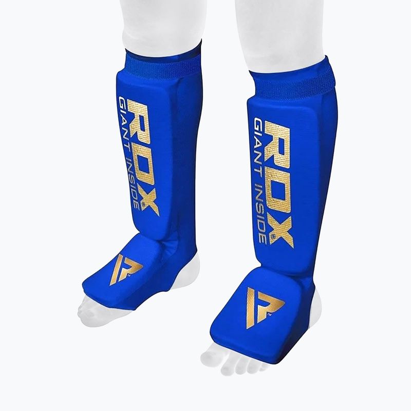 Protecții pentru tibie RDX Hosiery Shin Instep Foam blue 2