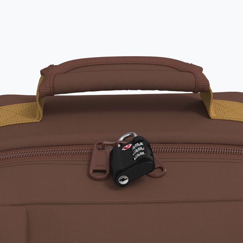 Rucsac de călătorie CabinZero Classic 36 l belgian chocolate 8