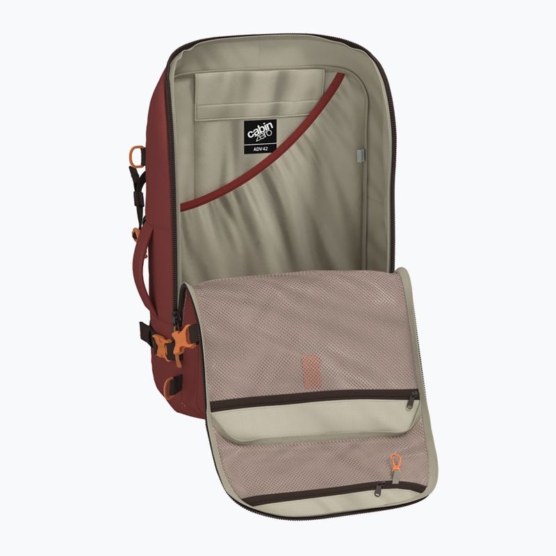 Rucsac de călătorie CabinZero Adventure 42 l sangria red 8