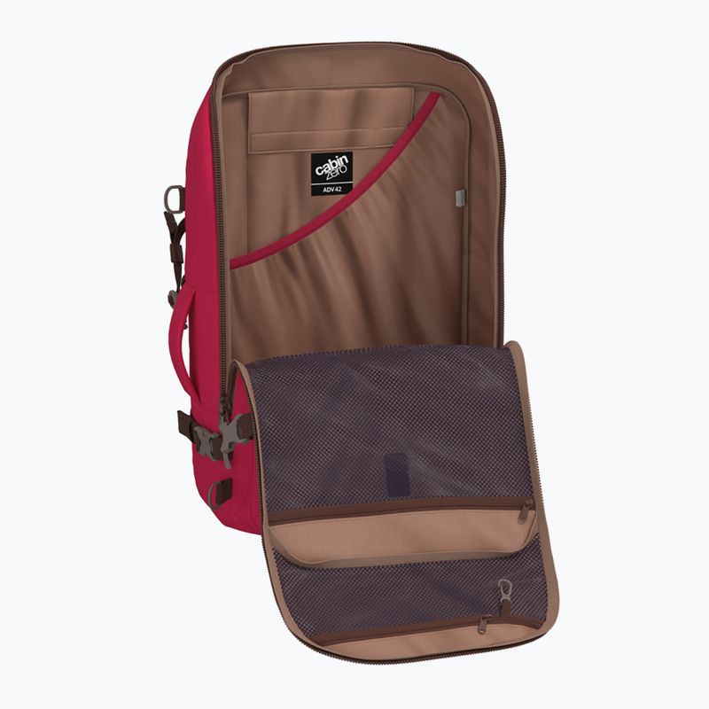 Rucsac de călătorie CabinZero Adventure 42 l miami magenta 8
