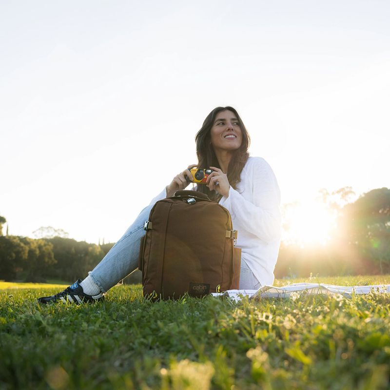 Rucsac de călătorie CabinZero Classic Tech 28 l redwood 20