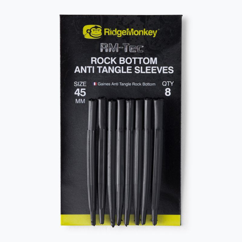 RidgeMonkey Connexion Rock Bottom Rock Bottom Tungsten Anti Tangle Sleeves maro RMT101