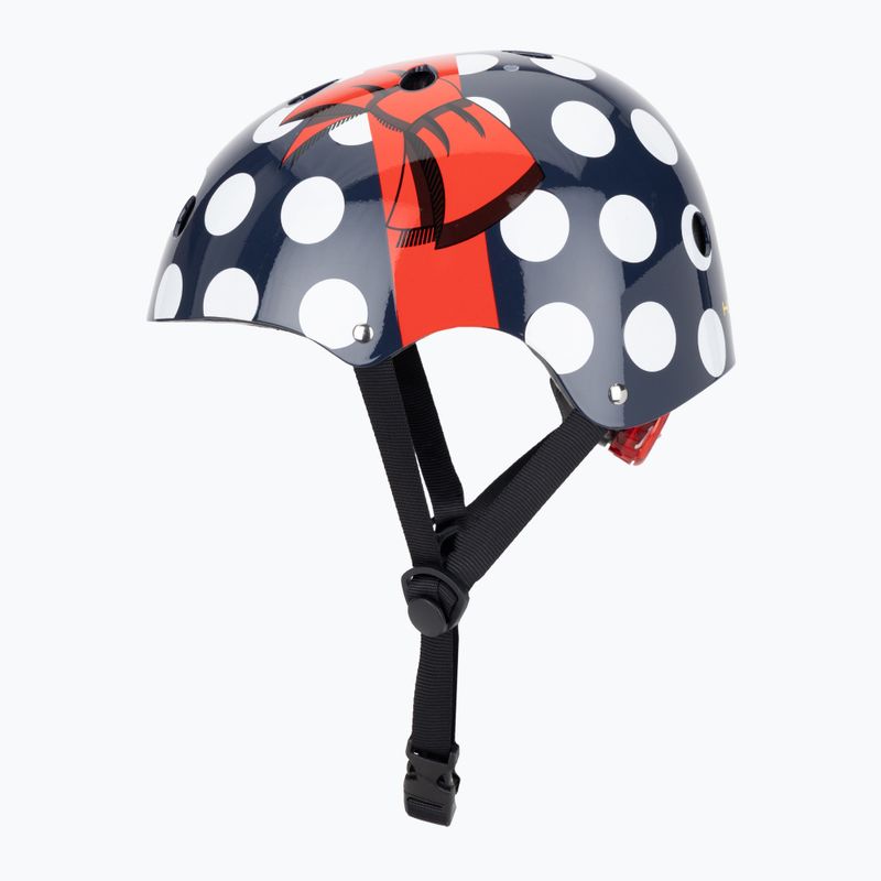 Cască de ciclism pentru copii Hornit PolkaDot navy/white/red 3
