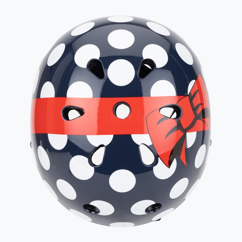 Cască de ciclism pentru copii Hornit PolkaDot navy/white/red 6