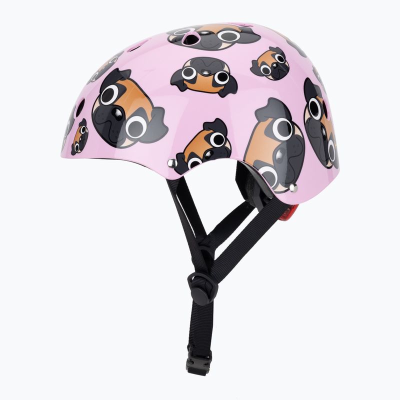 Cască de ciclism pentru copii Hornit Pug pink/brown 3