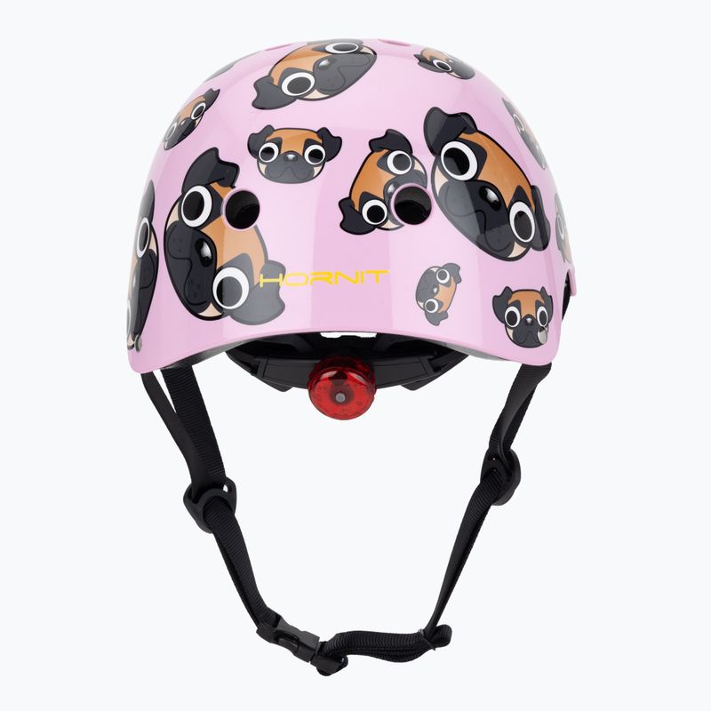 Cască de ciclism pentru copii Hornit Pug pink/brown 4
