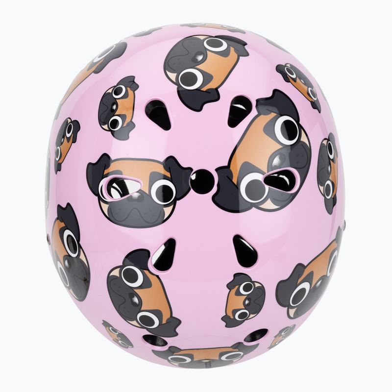 Cască de ciclism pentru copii Hornit Pug pink/brown 6