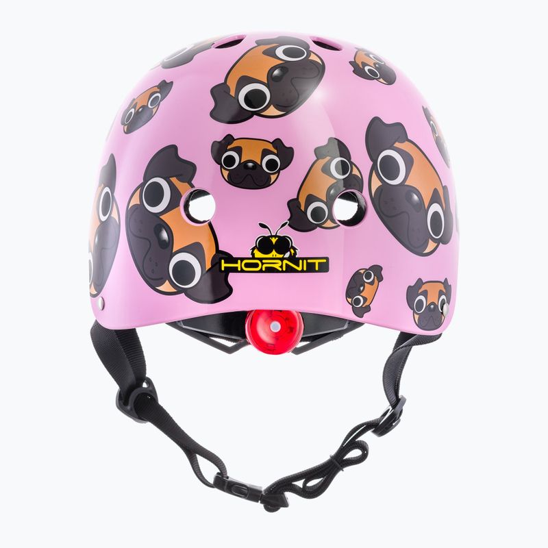 Cască de ciclism pentru copii Hornit Pug pink/brown 3