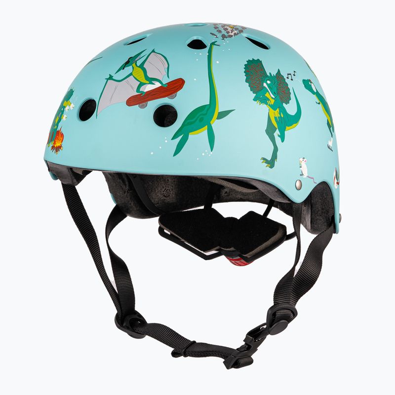 Cască de ciclism pentru copii Hornit Jurassic turquoise/multicolor