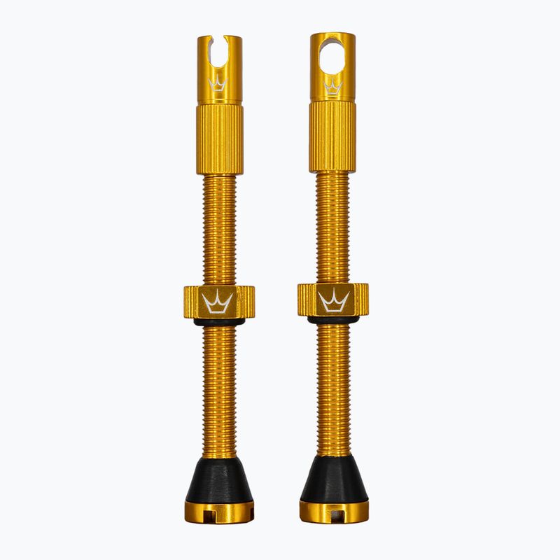 Set de supape presta Peaty's X Chris King MK2 Tubeless Valves 60 mm gold