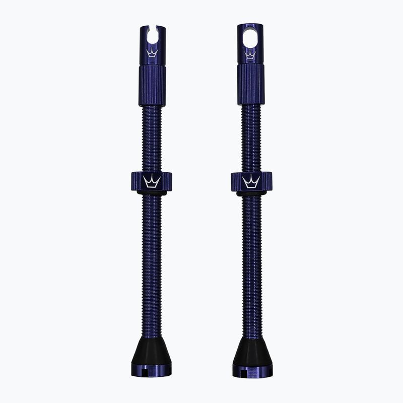 Set de supape presta Peaty's X Chris King MK2 Tubeless Valves 80 mm navy