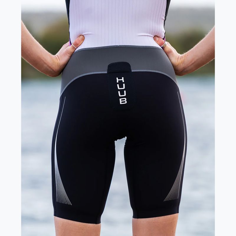 Costum de triatlon pentru femei HUUB Anemoi Aero Tri Suit negru și alb ANELCSW 11