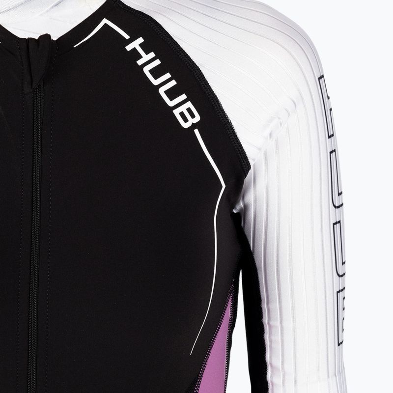 Costum de triatlon pentru femei HUUB Anemoi Aero Tri Suit negru și alb ANELCSW 3