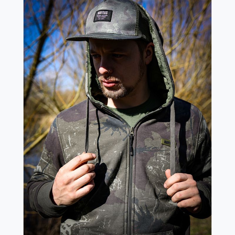 Bluză pentru bărbați Navitas Identity Sherpa Hoody camo