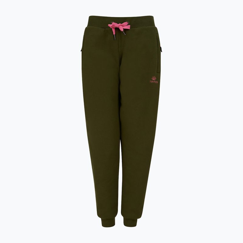 Pantaloni pentru femei Navitas Lily Sherpa Jogger green