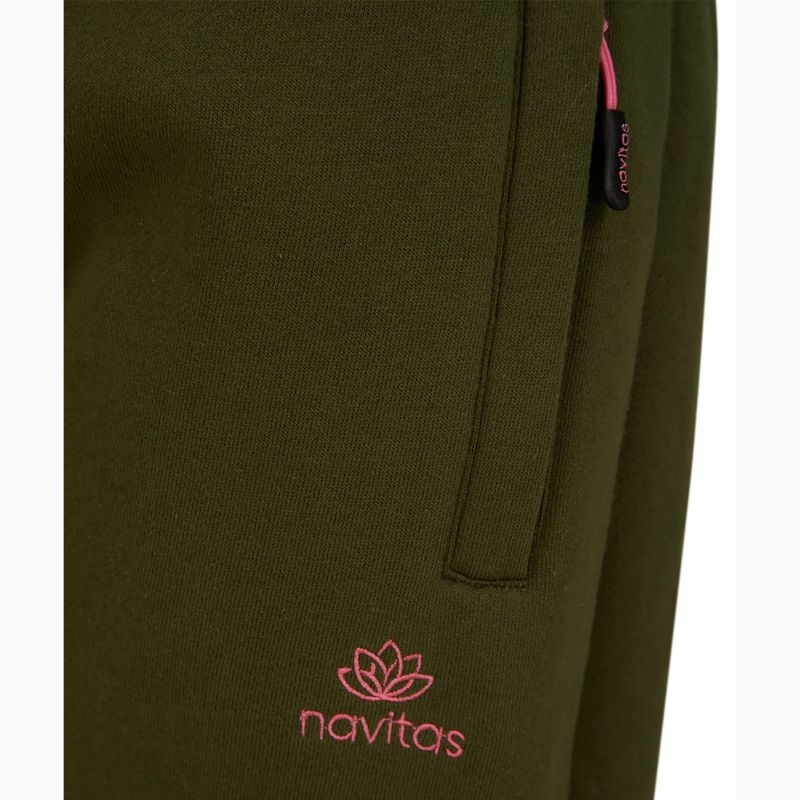 Pantaloni pentru femei Navitas Lily Sherpa Jogger green 3