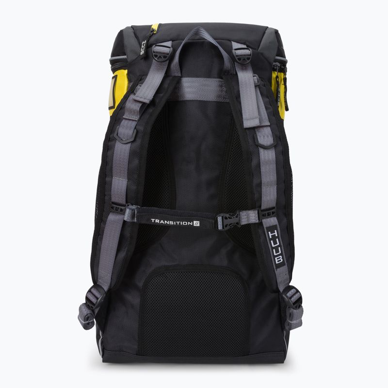 HUUB Transition II Triathlon Rucksack negru/galben A2-HB19FY 3