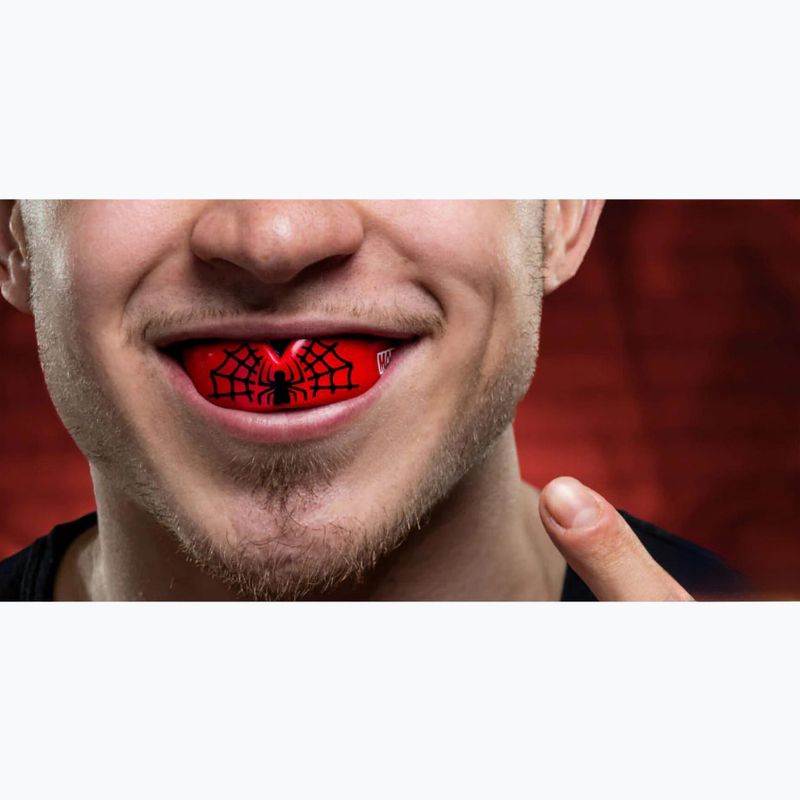 Protector de maxilar pentru copii SAFEJAWZ Marvel Spider Man roșu 4
