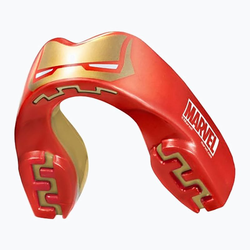 Protector de maxilar pentru copii  SAFEJAWZ Marvel Iron Man roșu