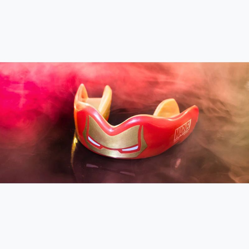 Protector de maxilar pentru copii  SAFEJAWZ Marvel Iron Man roșu 4
