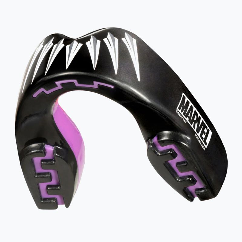 Protector de maxilar pentru copii SAFEJAWZ Marvel Black Panther negru