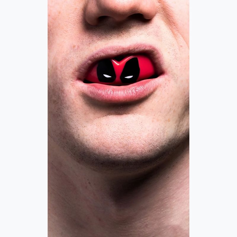 Protecție de maxilar SAFEJAWZ Deadpool red/black 2