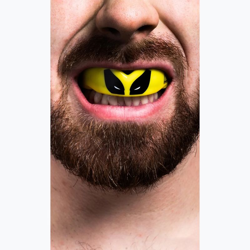 Protecție de maxilar SAFEJAWZ Wolverine yellow/black 2