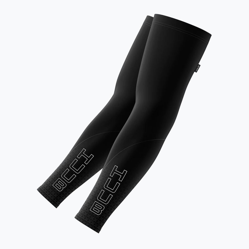 Mănuși de ciclism pentru bărbați HUUB Peaks Arm Warmers black/stars