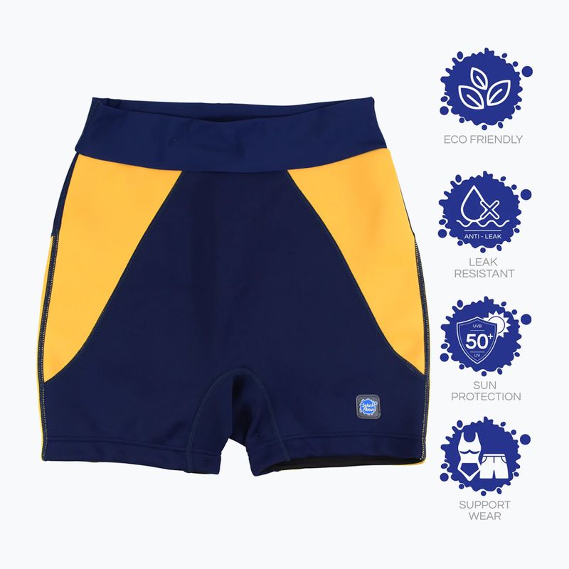 Scutec pentru înot Splash About Splash Jammers navy/yellow 4