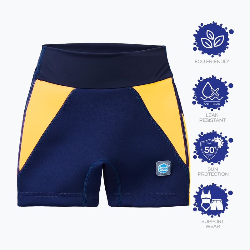 Scutec pentru înot Splash About Splash Jammers SJACNYL navy/yellow 4