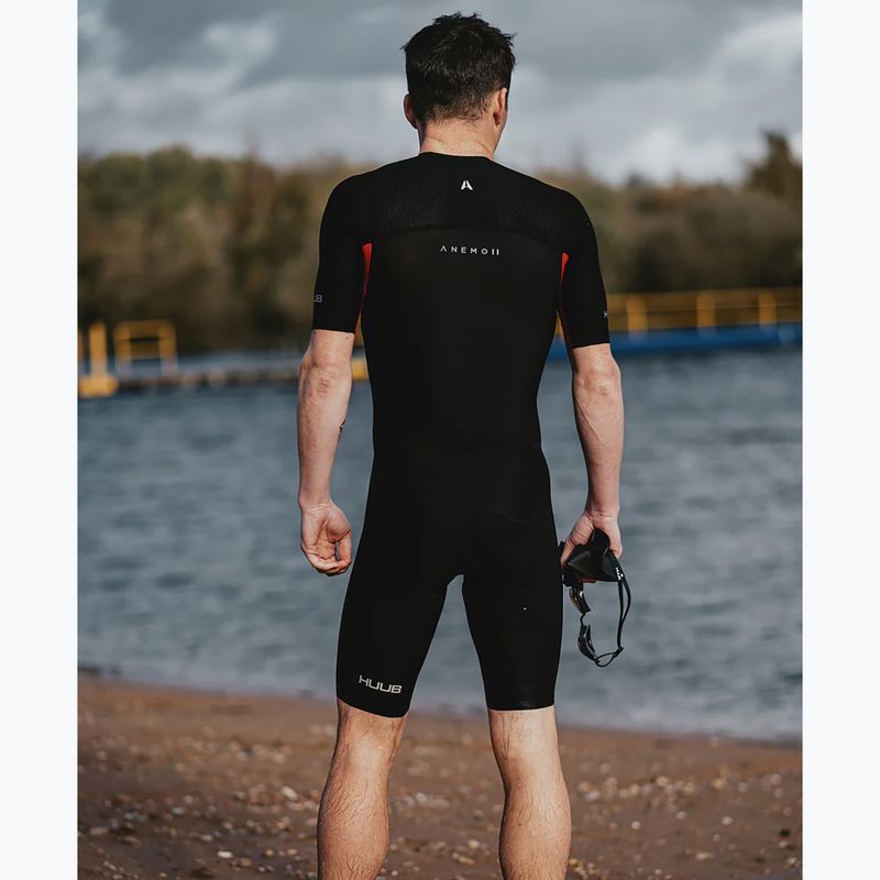 Costum de triatlon pentru bărbați HUUB Anemoi 2 SUB22 negru ANESUB22BG 8