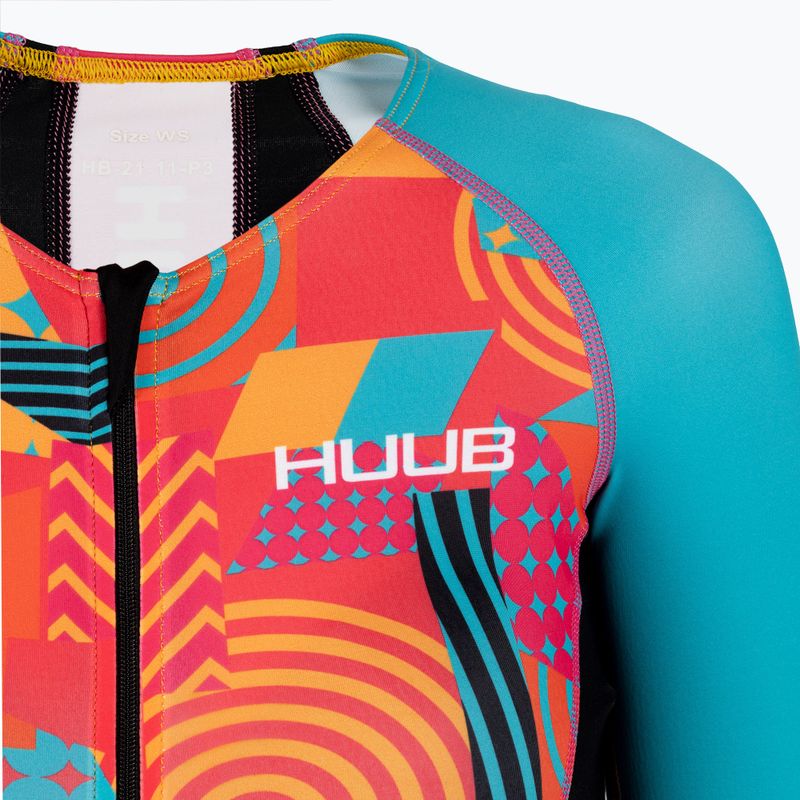 Costum de triatlon pentru femei HUUB Her Spirit Her Spirit Long Course Suit negru și culoare HERSLCS 3