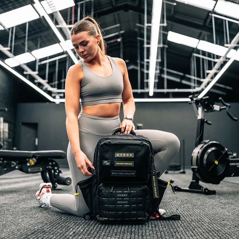 Rucsac de antrenament Built For Athletes Hyrox X BFA Pro 35 l black/yellow 14