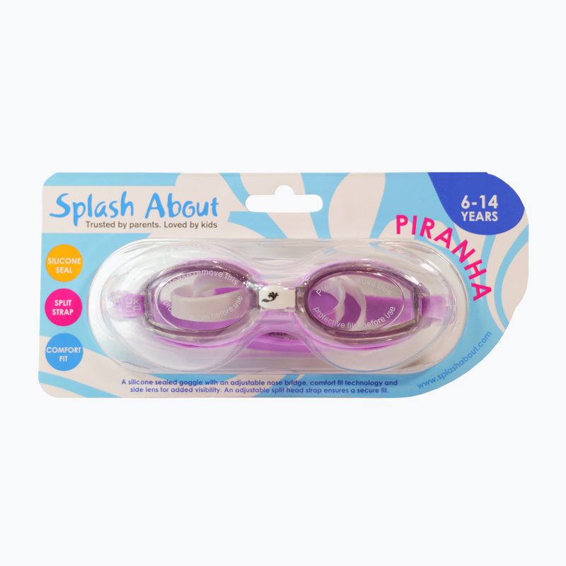 Ochelari de înot pentru copii Splash About Piranha lavander 6