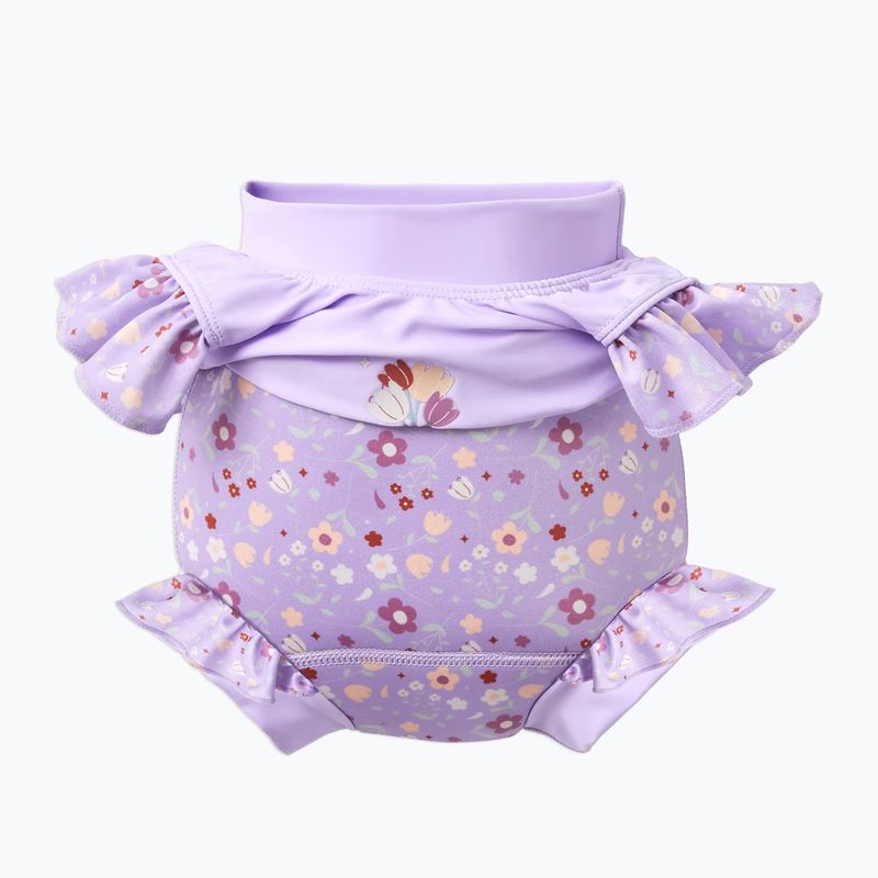 Costum de baie pentru copii dintr-o piesă cu scutec  Splash About Happy Nappy Frills strawberry field 3