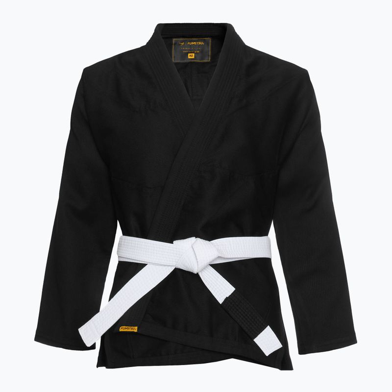 GI pentru jiu-jitsu brazilian FUMETSU Ghost V-Lite BJJ black/ yellow 2