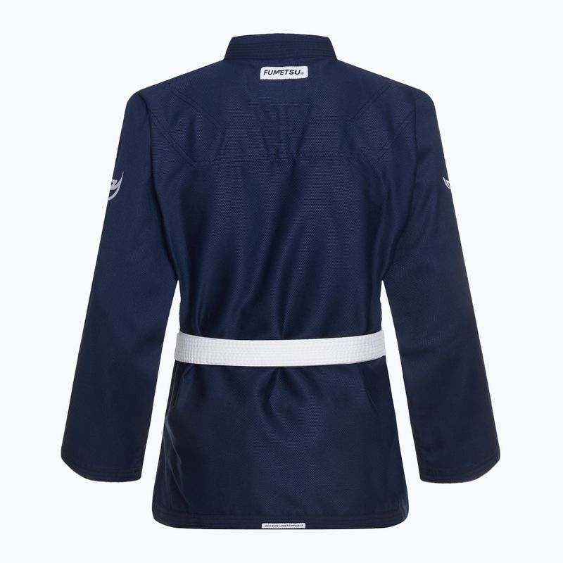 GI pentru jiu-jitsu  brazilian FUMETSU Ghost V-Lite BJJ navy 3