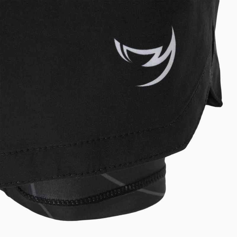 Pantaloni de antrenament pentru bărbați FUMETSU Icon Dual Layer Training black 3