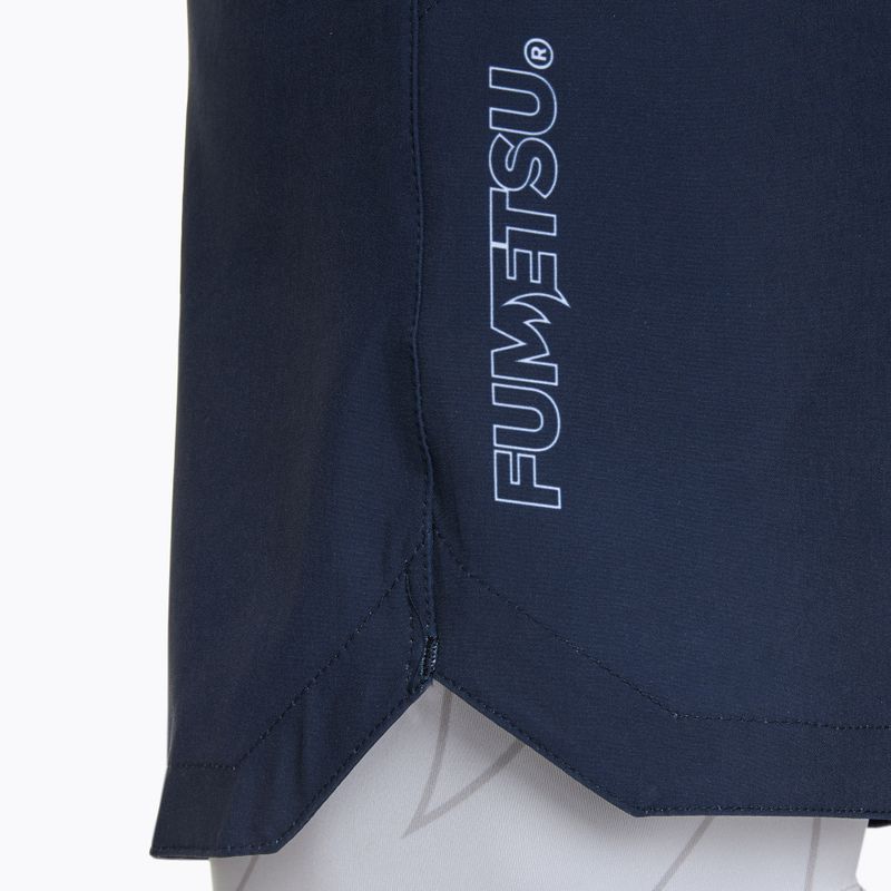 Pantaloni de antrenament pentru bărbați FUMETSU Icon Dual Layer Training navy/ white 5