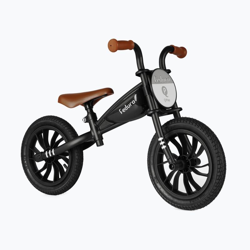 Bicicletă de echilibru pentru copii Qplay Feduro black 4