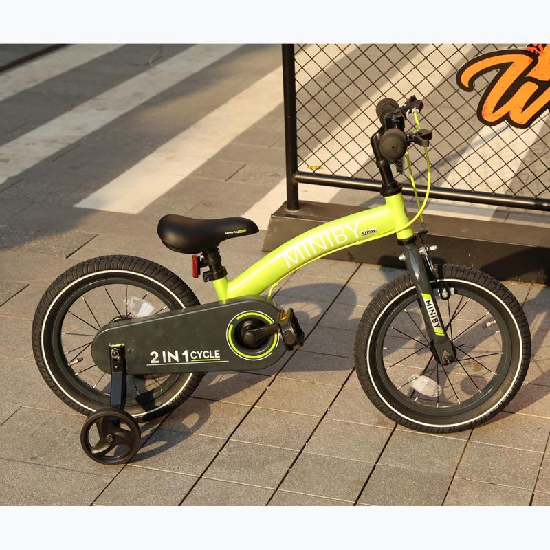 Bicicletă pentru copii  Qplay Miniby 3in1 green 9