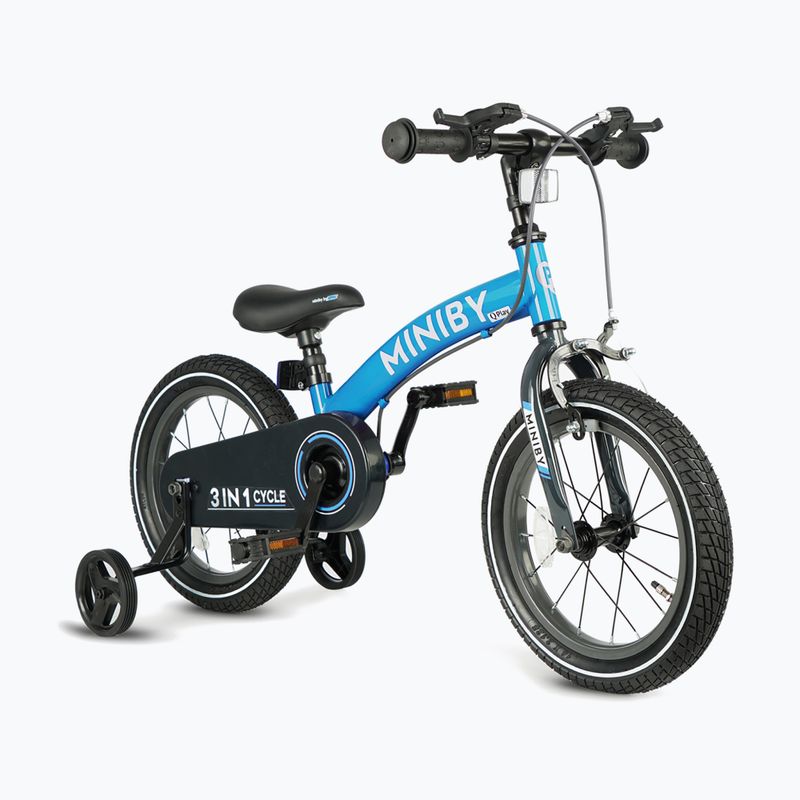Bicicletă pentru copii Qplay Miniby 3in1 blue 2