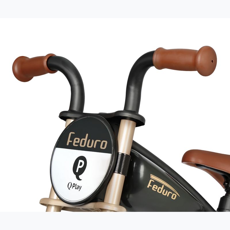 Bicicletă de echilibru pentru copii Qplay Feduro golden 6