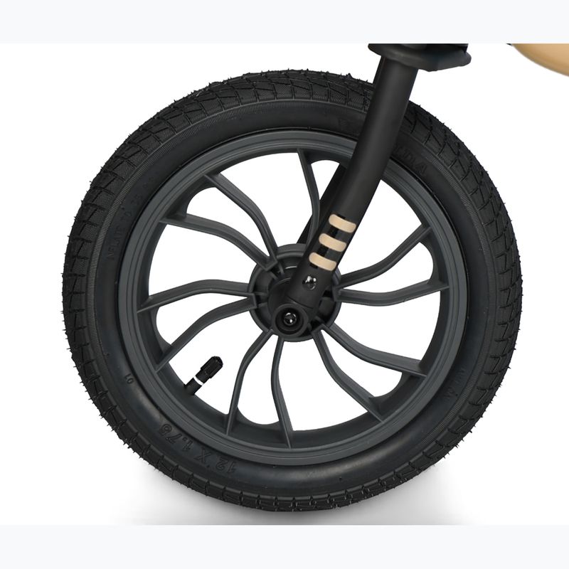 Bicicletă de echilibru pentru copii Qplay Feduro beige 7