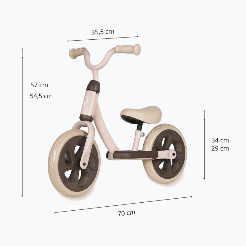 Bicicletă de echilibru pentru copii Qplay Trainer pink 2