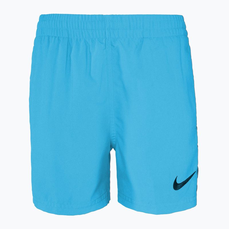 Pantaloni scurți de volei bărbați Nike Logo Tape 4'' albastru NESSD794-480